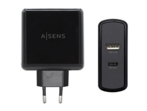 Comprar Carregador de Pared Aisens ASCH-2PD45A-BK com 1xUSB Tipo-C e 1xUSB Carregador de Pared Aisens ASCH-2PD45A-BK com 1xUSB Tipo-C e 1xUSB