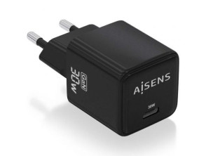 Comprar Carregador de Pared GaN Aisens ASCH-30W1P036-BK/ 1xUSB Tipo-C - Smartphone Acessórios Carregador de Pared GaN Aisens ASCH-30W1P036-BK/ 1xUSB Tipo-C - Smartphone Acessórios
