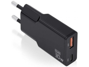 Comprar Carregador de Pared GaN Aisens ASCH-30W2P047-BK - 30W - 1xUSB Tipo-C - 1xUSB Carregador de Pared GaN Aisens ASCH-30W2P047-BK - 30W - 1xUSB Tipo-C - 1xUSB