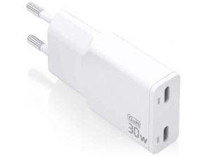 Comprar Carregador de Pared GaN Aisens ASCH-30W2P048-W/ 2xUSB Tipo-C/ 30W Carregador de Pared GaN Aisens ASCH-30W2P048-W/ 2xUSB Tipo-C/ 30W