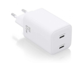Comprar Carregador de Pared GaN Aisens ASCH-65W2P039-W/ 2xUSB Tipo-C Carregador de Pared GaN Aisens ASCH-65W2P039-W/ 2xUSB Tipo-C