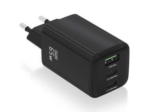 Comprar Carregador de Parede USB Tipo-C GaN Aisens ASCH-65W3P042-BK Carregador de Parede USB Tipo-C GaN Aisens ASCH-65W3P042-BK