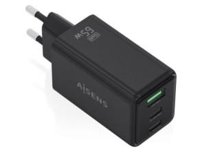 Comprar Carregador de Pared GaN Aisens ASCH-65W 65W 2xUSB Tipo-C/ 1xUSB Carregador de Pared GaN Aisens ASCH-65W 65W 2xUSB Tipo-C/ 1xUSB