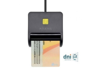 Comprar Leitor de DNI USB 2.0 Aisens ASCR-SN01-BK Leitor de DNI USB 2.0 Aisens ASCR-SN01-BK