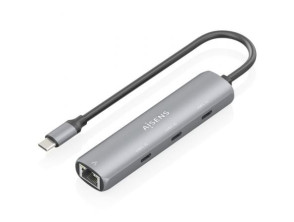 Comprar Hub USB Tipo-C Aisens ASUC-4P041-GR - 3xUSB Tipo-C/1xRJ45 Hub USB Tipo-C Aisens ASUC-4P041-GR - 3xUSB Tipo-C/1xRJ45