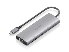 Comprar Docking USB Tipo-C Aisens ASUC-7P032-GR com HDMI 4K, USB-C, RJ45 e Leitor Cartões Docking USB Tipo-C Aisens ASUC-7P032-GR com HDMI 4K, USB-C, RJ45 e Leitor Cartões
