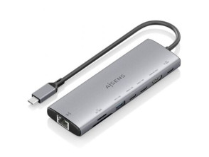 Comprar Docking USB Tipo-C Aisens ASUC-8P033-GR com HDMI 4K, USB, USB Tipo-C, RJ45, Leitor Cartões e USB Tipo-C PD Docking USB Tipo-C Aisens ASUC-8P033-GR com HDMI 4K, USB, USB Tipo-C, RJ45, Leitor Cartões e USB Tipo-C PD