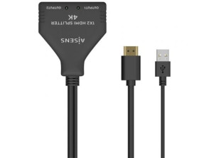 Comprar Cabo Duplicador HDMI 4K Aisens - 2x HDMI Hembra HDMI Macho, USB Macho 30cm Cabo Duplicador HDMI 4K Aisens - 2x HDMI Hembra HDMI Macho, USB Macho 30cm