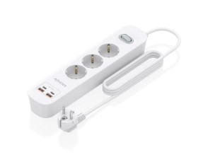 Comprar Regleta Aisens ASPS-2A2C10-W com Interruptor, 3 Tomas de Corrente, 2 USB - 2 USB Tipo-C, Cabo 1.4m Regleta Aisens ASPS-2A2C10-W com Interruptor, 3 Tomas de Corrente, 2 USB - 2 USB Tipo-C, Cabo 1.4m