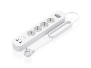 Comprar Tomas de Corrente USB Tipo-C Aisens ASPS-2A2C12-W/ Regleta com Interruptor / 4 Tomas de Corrente/ 2 USB / Cabo 1.4m Tomas de Corrente USB Tipo-C Aisens ASPS-2A2C12-W/ Regleta com Interruptor / 4 Tomas de Corrente/ 2 USB / Cabo 1.4m