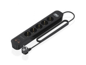 Comprar Regleta com Interruptor Aisens ASPS-2A2C15-BK/ 5 Tomas de Corrente/ 2 USB - 2 USB Tipo-C/ Cabo 1.4m - Preto Regleta com Interruptor Aisens ASPS-2A2C15-BK/ 5 Tomas de Corrente/ 2 USB - 2 USB Tipo-C/ Cabo 1.4m - Preto