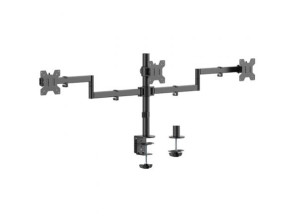 Comprar Suporte de Mesa para 3 Monitores Aisens DT27TSR-281 Giratório e Inclinable Suporte de Mesa para 3 Monitores Aisens DT27TSR-281 Giratório e Inclinable