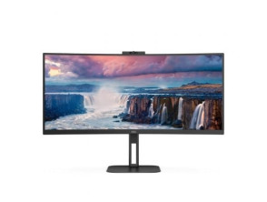 Comprar Monitor AOC CU34V5CW/BK 34" Curvo Ultrapanorámico UWQHD com Webcam e Altura Regulable Monitor AOC CU34V5CW/BK 34" Curvo Ultrapanorámico UWQHD com Webcam e Altura Regulable