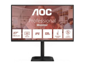 Comprar Monitor Profissional AOC Q27E4U QHD 27" Multimedia Regulable em Altura Monitor Profissional AOC Q27E4U QHD 27" Multimedia Regulable em Altura