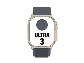Apple Watch Ultra 3 GPS Cellular 49mm em Caixa de Titanio Preto
