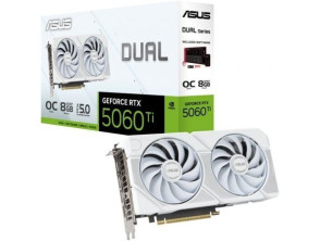 Cartão Gráfico Asus Dual GeForce RTX 5060 Ti OC White Edition