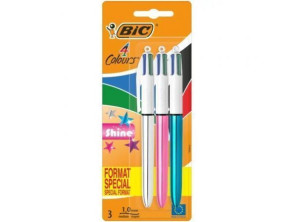 Comprar Bic 4 Colors Shine 9122751 - 3 Unidades Bolígrafos Tinta Óleo Retráctil Bic 4 Colors Shine 9122751 - 3 Unidades Bolígrafos Tinta Óleo Retráctil