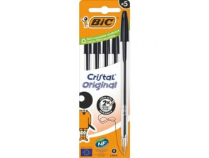 Comprar Caixa de Bolígrafos Bic Cristal Original de Tinta de Óleo - 5 unidades Caixa de Bolígrafos Bic Cristal Original de Tinta de Óleo - 5 unidades