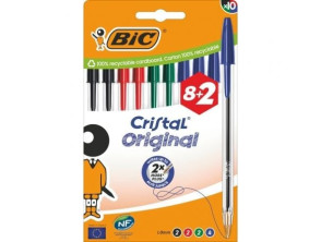 Comprar Bolígrafos de Tinta de Óleo Bic Cristal Original 516355/ 10 unidades Bolígrafos de Tinta de Óleo Bic Cristal Original 516355/ 10 unidades