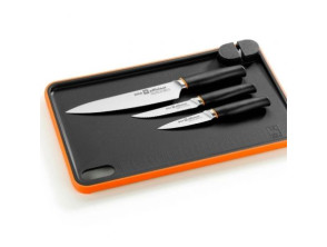 Comprar Conjunto Pack 3 Cuchillos Bra Efficient A198021 com tabela para cortar Conjunto Pack 3 Cuchillos Bra Efficient A198021 com tabela para cortar