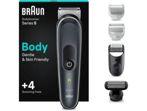 Comprar Cortapelos Braun BodyGroomer Series 5 BG5360 com Bateria - Potente e Preciso Cortapelos Braun BodyGroomer Series 5 BG5360 com Bateria - Potente e Preciso