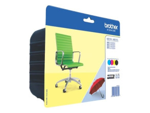 Cartucho de Tinta Brother LC-229/ LC-225XL Multipack Alta Capacidade - Cian, Magenta, Amarelo