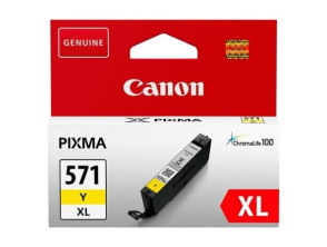 Cartucho de Tinta Canon CLI-571YXL Original de Alta Capacidade