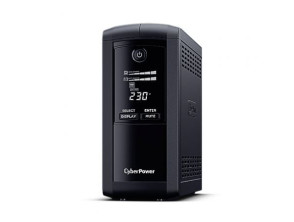 Sai Cyberpower VP1000ELCD: 1000VA-550W, Linha Interativa, 4 Saídas