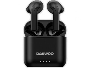 Comprar Auriculares Bluetooth Daewoo DW2020 com caixa de carga e autonomia de 5 horas - Pretos Auriculares Bluetooth Daewoo DW2020 com caixa de carga e autonomia de 5 horas - Pretos