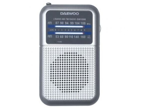 Comprar Radio Portátil Daewoo DW1008/ a Pilas - Prata Radio Portátil Daewoo DW1008/ a Pilas - Prata