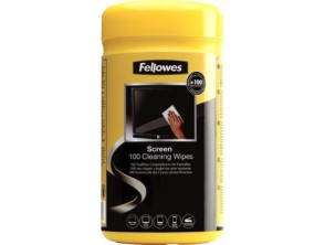 Comprar Dispensador de Toallitas Fellowes 100 - Limpeza de Ecrã Dispensador de Toallitas Fellowes 100 - Limpeza de Ecrã