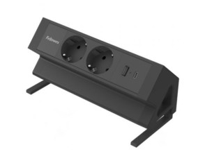 Comprar Regleta Fellowes Sobremesa 100137182 com 2 Tomas de Corrente, 1 USB, 1 USB Tipo-C e Cabo de 2m Regleta Fellowes Sobremesa 100137182 com 2 Tomas de Corrente, 1 USB, 1 USB Tipo-C e Cabo de 2m