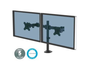 Suporte de Mesa para 2 Monitores Fellowes 8502601 - até 8kg