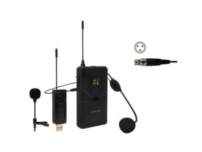 Micrófono UHF Fonestar WI-MIC de cabeça e página