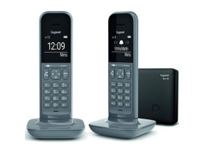 Telefone Inalámbrico Gigaset CL390/ Pack DUO - Gris