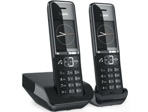 Telefone Inalámbrico Gigaset Comfort 550/ Pack DUO - Preto