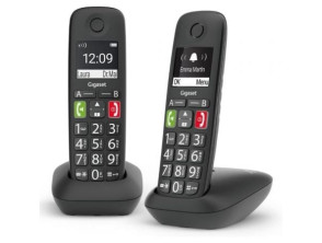 Telefone Inalámbrico Gigaset E290/ Pack DUO - Preto