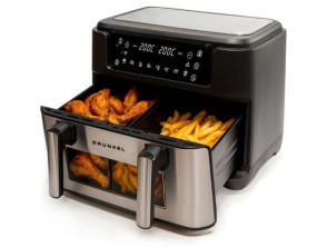 Freidora por Ar Airfryer Grunkel Dualflexifryer 2800W - Sem Óleo - Capacidade 10L
