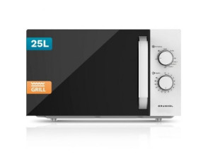 Microondas Grunkel MWG-25GRILL 850W com Função Grill e Capacidade de 25L - Branco