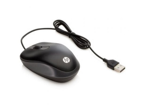 Rato HP G1K28AA com Até 1000 DPI - Preto