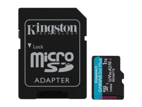 Comprar Cartão de Memória Kingston 1TB microSD XC CANVAS Go! Plus com Adaptador - Classe 10 Cartão de Memória Kingston 1TB microSD XC CANVAS Go! Plus com Adaptador - Classe 10