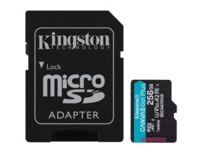 Comprar Cartão Kingston CANVAS Go! Plus 256GB microSD XC com Adaptador Classe 10 Cartão Kingston CANVAS Go! Plus 256GB microSD XC com Adaptador Classe 10