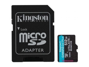 Comprar Cartão de Memória Kingston CANVAS Go! Plus 512GB microSD XC com Adaptador/ Classe 10 Cartão de Memória Kingston CANVAS Go! Plus 512GB microSD XC com Adaptador/ Classe 10