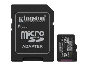 Comprar Cartão de Memória Kingston CANVAS Select Plus 128GB microSD XC com Adaptador Classe 10 Cartão de Memória Kingston CANVAS Select Plus 128GB microSD XC com Adaptador Classe 10