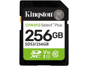 Comprar Cartão de Memória Kingston CANVAS Select Plus 256GB SD XC/ Classe 10 Cartão de Memória Kingston CANVAS Select Plus 256GB SD XC/ Classe 10