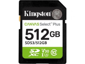 Comprar Cartão de Memória Kingston CANVAS Select Plus 512GB SD XC Classe 10 - Pendrive Cartão de Memória Kingston CANVAS Select Plus 512GB SD XC Classe 10 - Pendrive