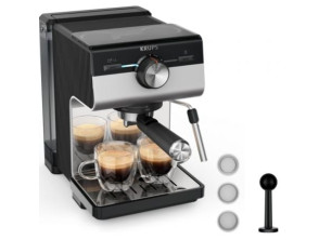 Comprar Cafetera Expreso Krups Authentic+ XP384E10 15 Bares 1450 W Cafetera Expreso Krups Authentic+ XP384E10 15 Bares 1450 W