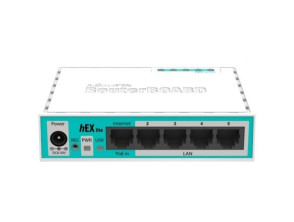 Comprar Router Mikrotik Hex Lite RB750R2 - 5 Portos RJ45 10/100 - Conectividade MikroTik Router Mikrotik Hex Lite RB750R2 - 5 Portos RJ45 10/100 - Conectividade MikroTik