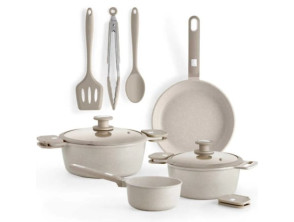 Comprar Pack de Cozinha Monix Denmark: Alumínio Fundido, Cazo Ø16cm, Sartén Ø24cm, Cacerolas Ø20-24cm Pack de Cozinha Monix Denmark: Alumínio Fundido, Cazo Ø16cm, Sartén Ø24cm, Cacerolas Ø20-24cm