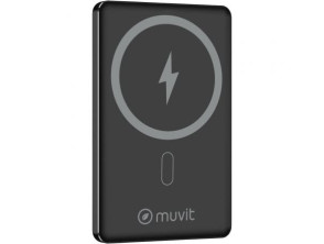 Comprar Powerbank Muvit For Change 5000mAh Negra - Wireless 20W Powerbank Muvit For Change 5000mAh Negra - Wireless 20W